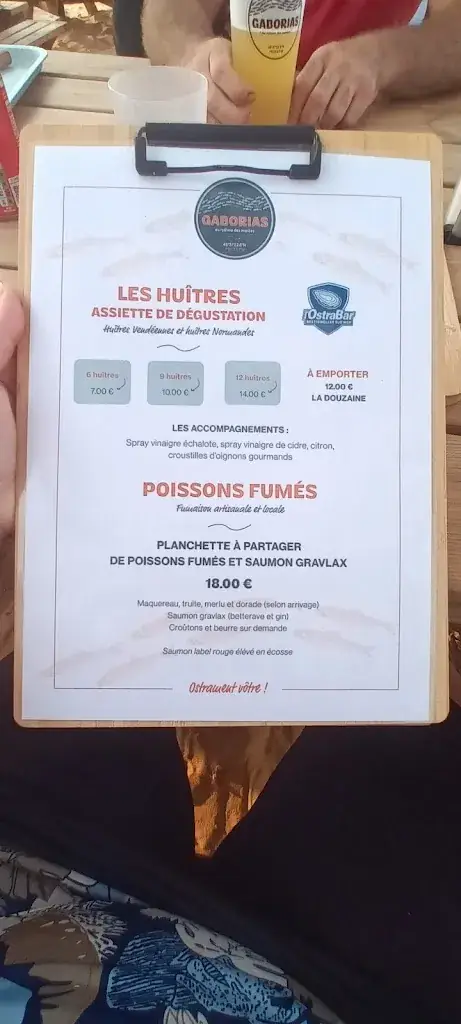 Menu_LES GABORIAS_Bretignolles-sur-Mer_image_4