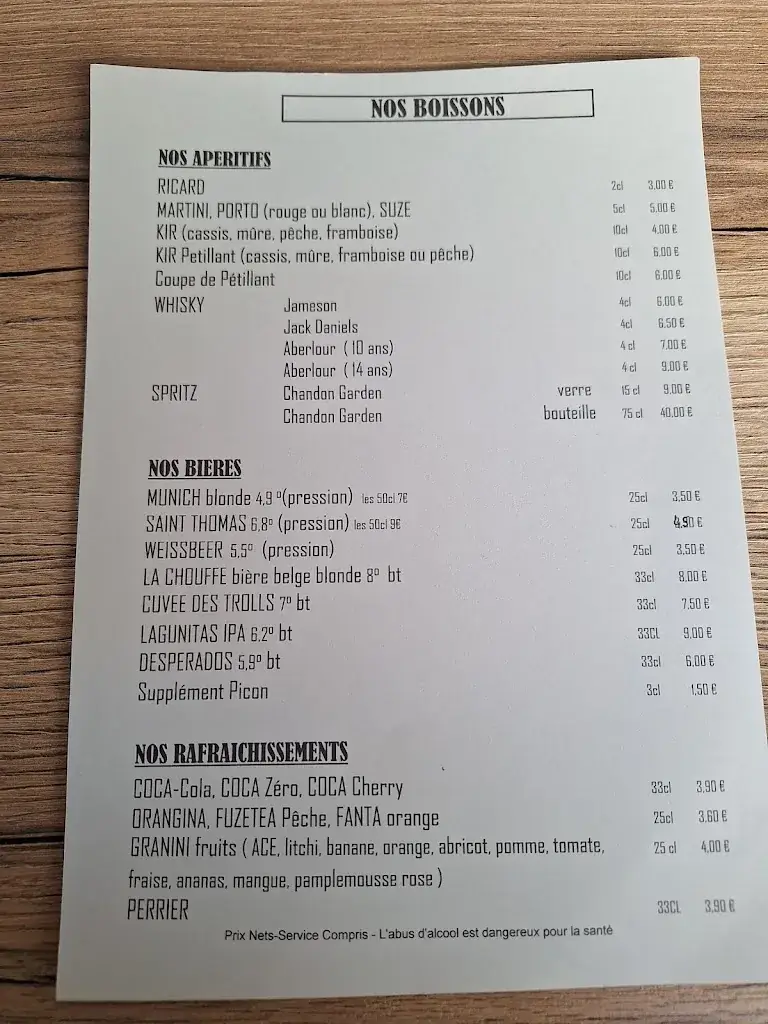 Menu_Chez Gustave_Bretignolles-sur-Mer_image_2