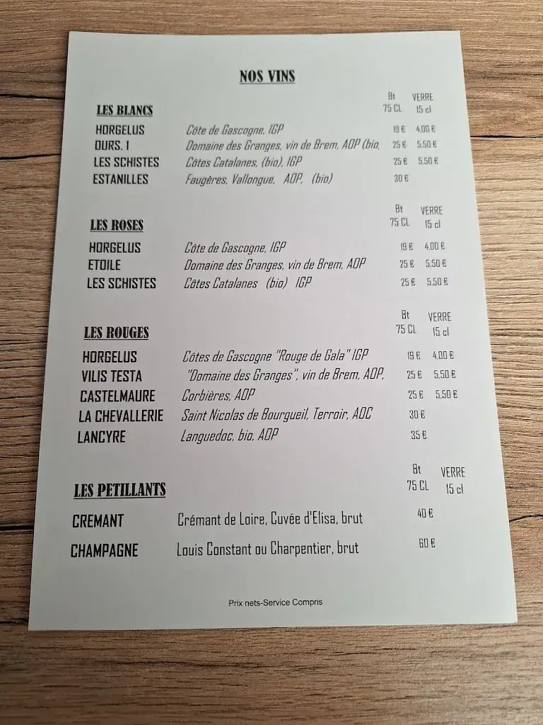 Menu_Chez Gustave_Bretignolles-sur-Mer_image_3