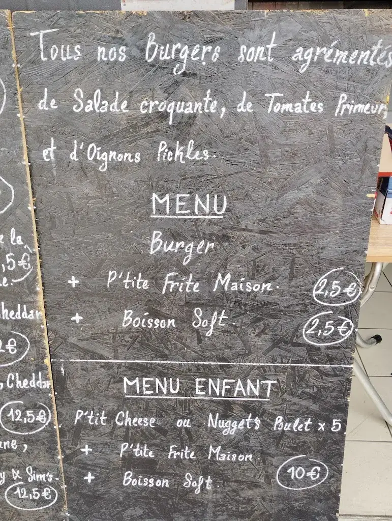 Menu_Beny sim's burgers_Bretignolles-sur-Mer_image_3