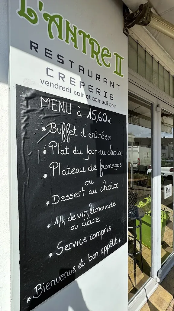 Menu_LES TABLES...DE L ANTRE II_Cérans-Foulletourte_image_1