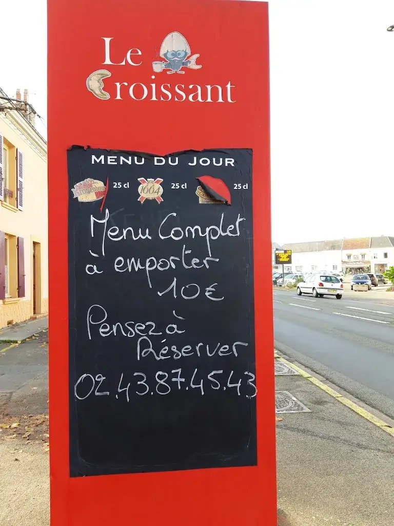 Menu_Le Croissant Restaurant_Cérans-Foulletourte_image_1