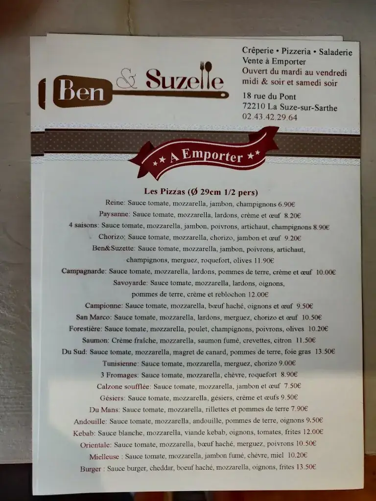 Menu_BEN ET SUZETTE_Suze-sur-Sarthe_image_2