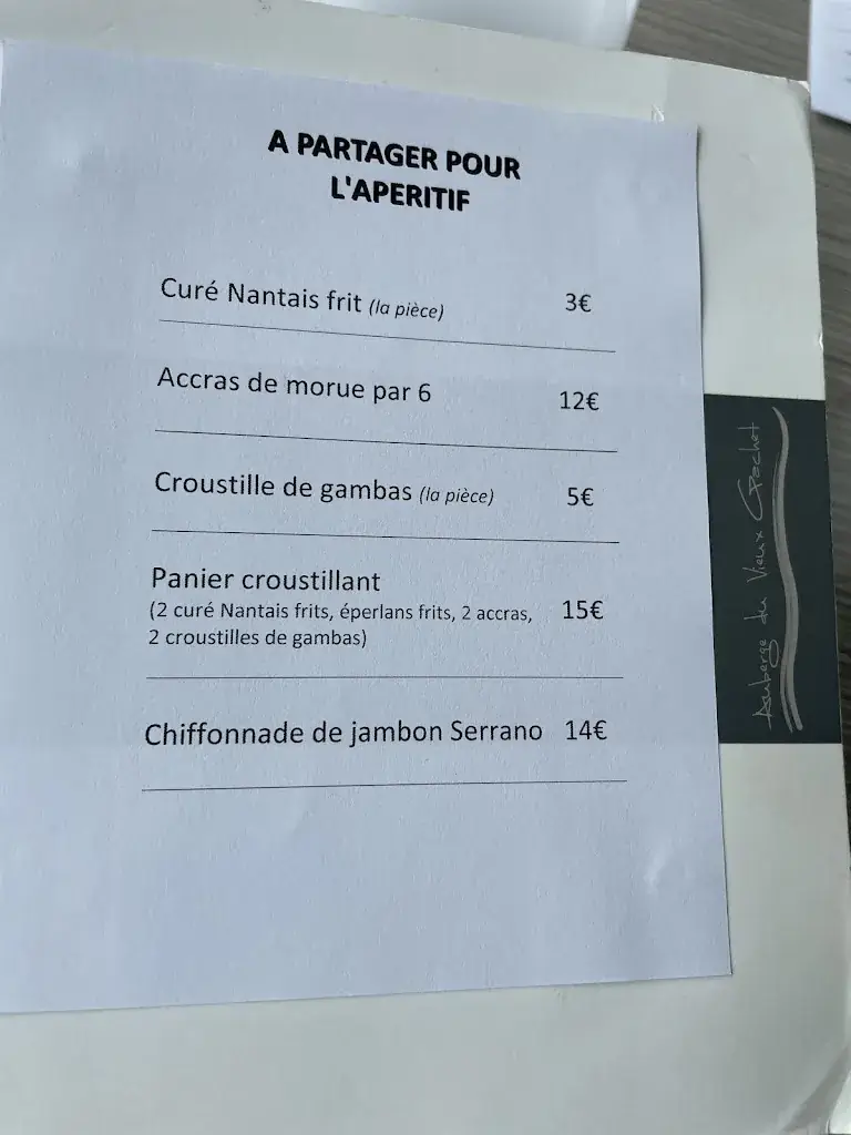 Menu_Auberge du Vieux Gachet_Carquefou_image_1