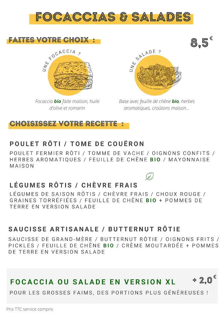 Menu_EZOPE Carquefou - Focaccia : Sandwich italien fait-maison_Carquefou_image_1