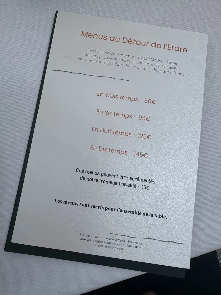 Menu_Le Manoir De La Régate_Nantes_immagine_2