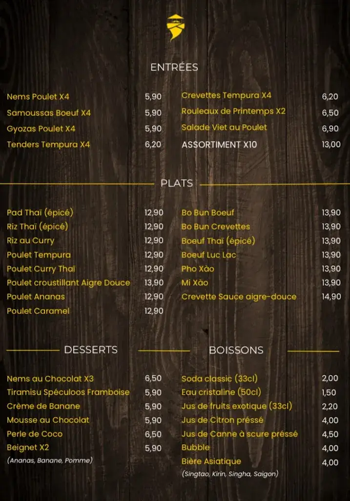 Menu_BAOLI - Asian Street Food_Carquefou_image_1