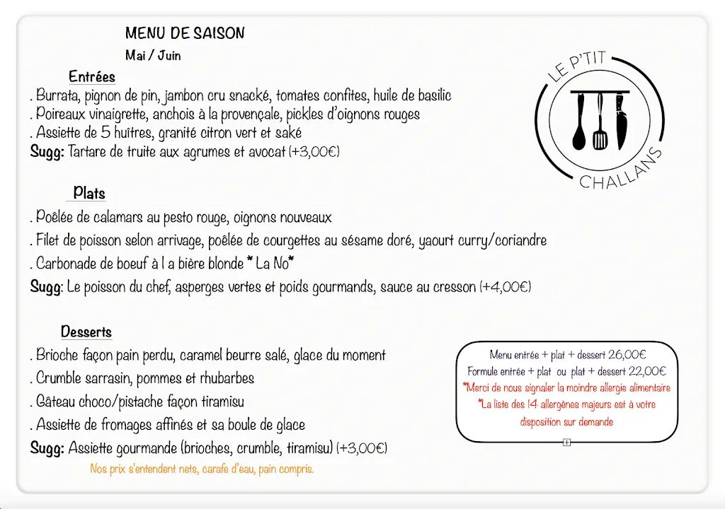 Menu_Le P'tit Challans_Challans_immagine_3