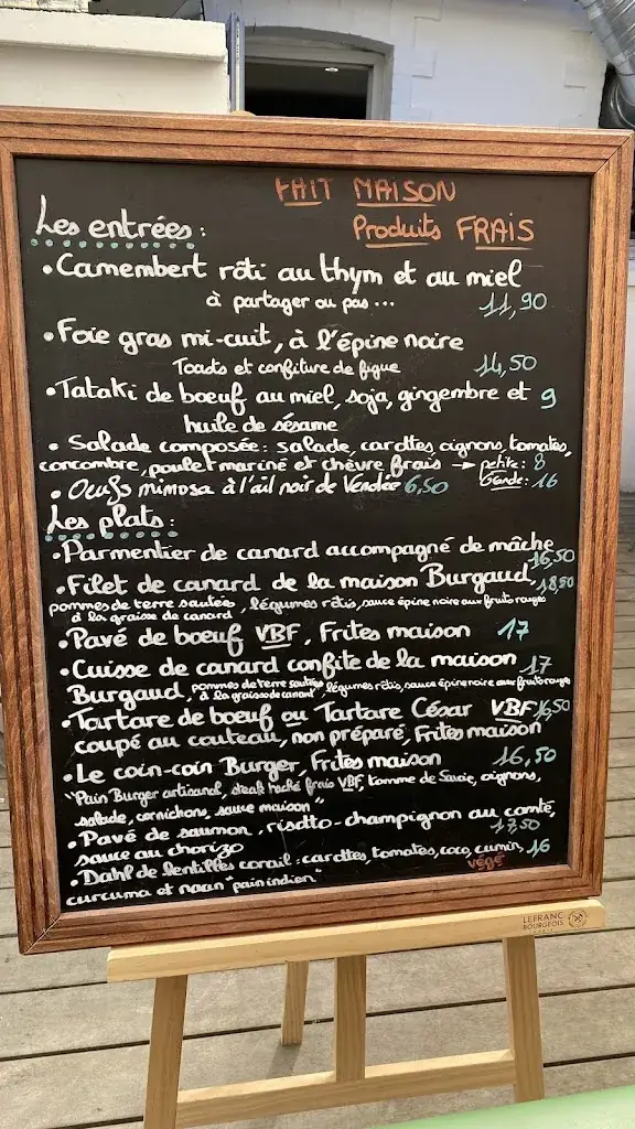 Menu_Le Canard à 3 Pattes Challans_Challans_image_1