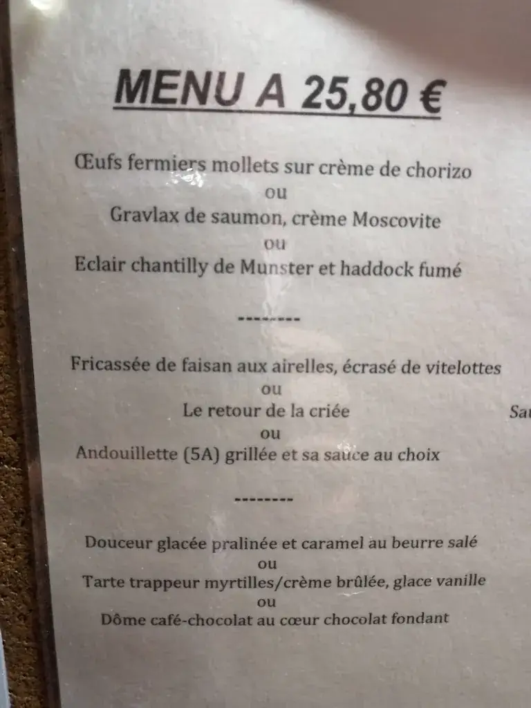 Menu_Restaurant Le Louis XIII_Challans_image_4