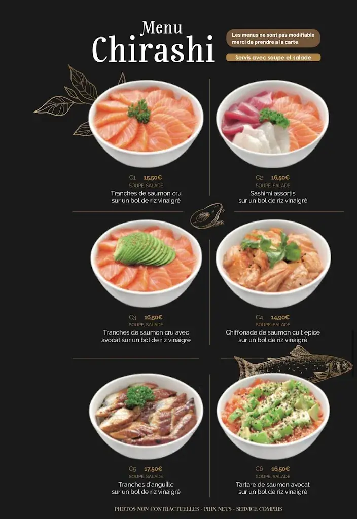 Menu_Restaurant Yuki Sushi_Challans_immagine_3