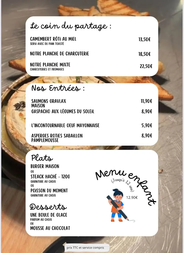 Menu_La Table des Copains 85_Challans_image_2