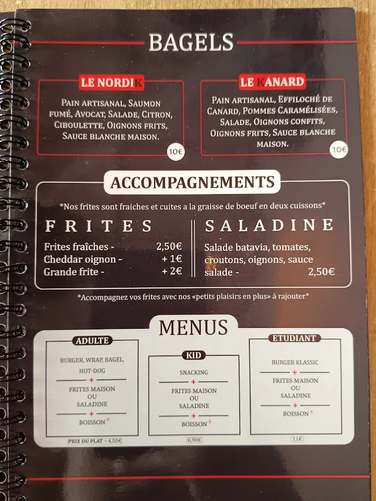 Menu_LE KLUB - Restaurant Burgers Challans_Challans_image_3