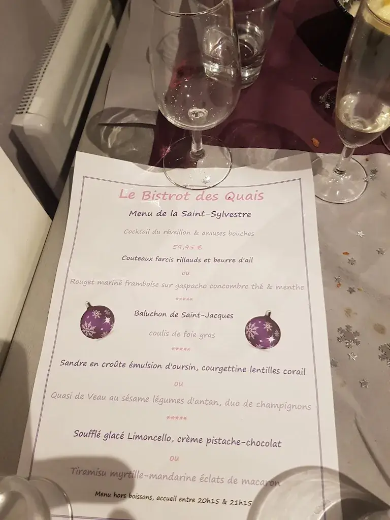 Menu_Le Bistrot des Quais_Chalonnes-sur-Loire_immagine_1