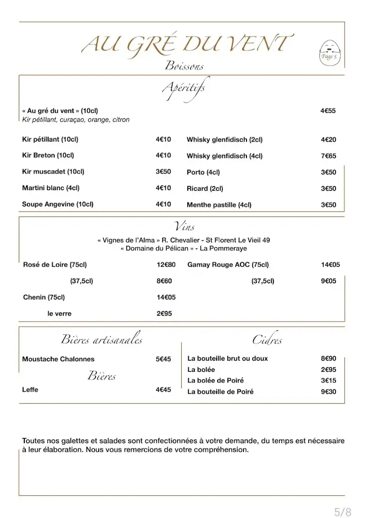 Menu_Au Gré du Vent_Chalonnes-sur-Loire_immagine_3