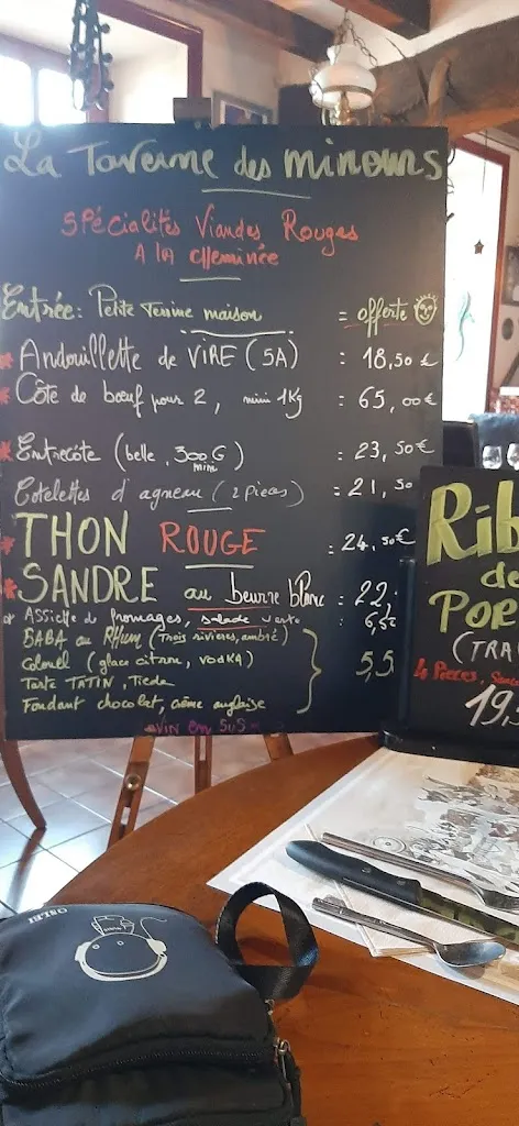 Menu_La Taverne Des Mineurs_Chaudefonds-sur-Layon_immagine_1