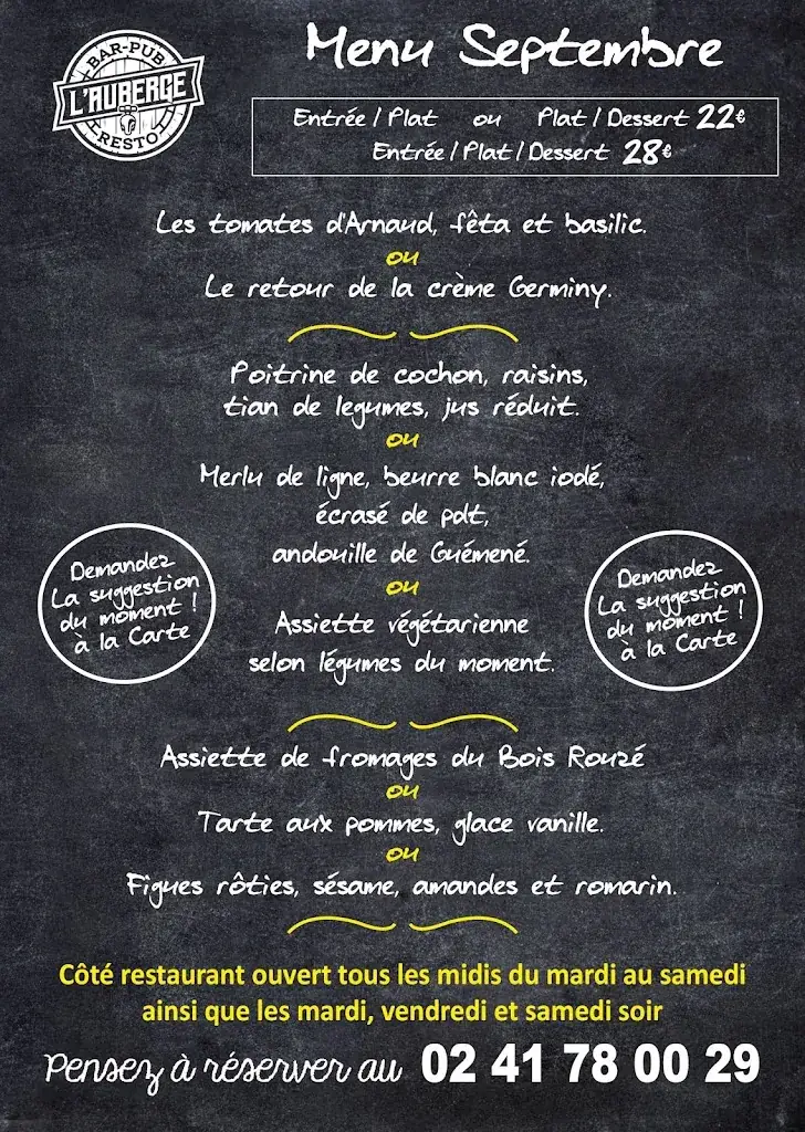 Menu_L'Auberge_Chalonnes-sur-Loire_image_2
