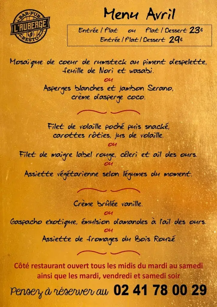 Menu_L'Auberge_Chalonnes-sur-Loire_image_3