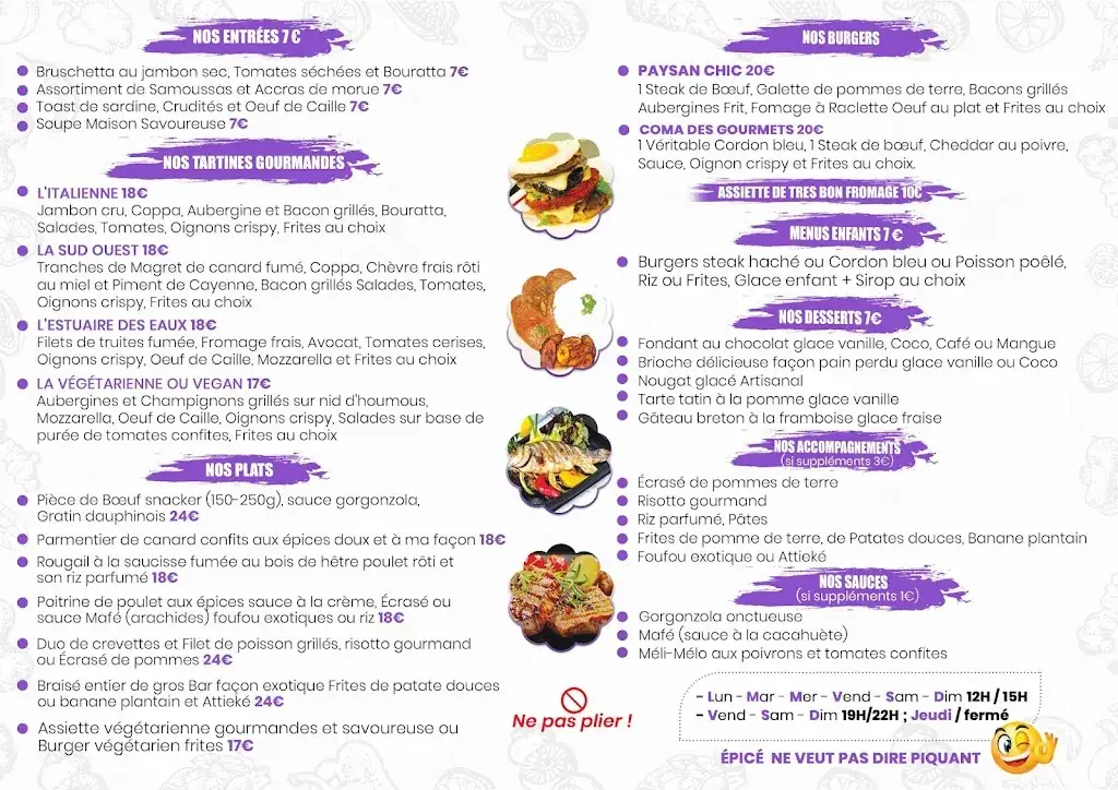 Menu_L'ile Aux Saveurs Gourmandes_Châteaubriant_image_2