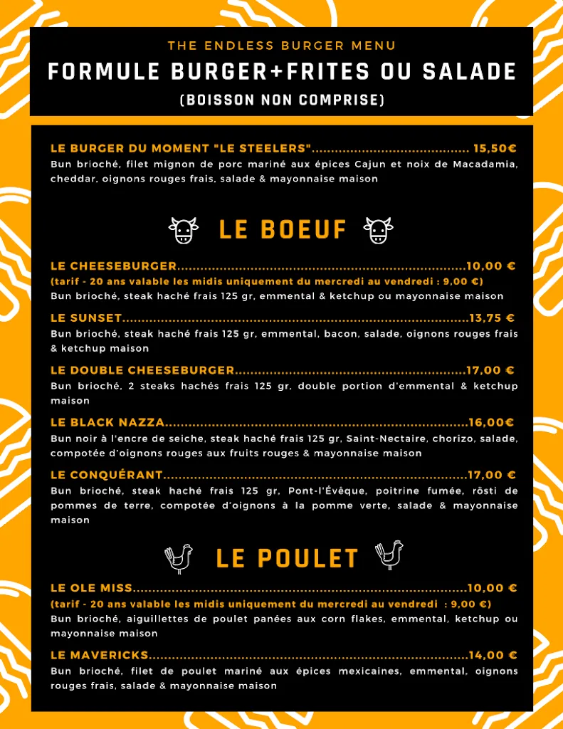 Menu_THE ENDLESS BURGER_Châteaubriant_image_3