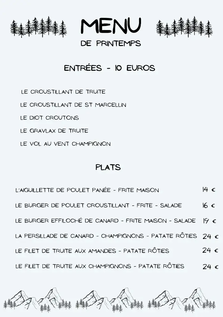 Menu_Les Boutons D'Or Bar Restaurant Épicerie_Montagny_image_1