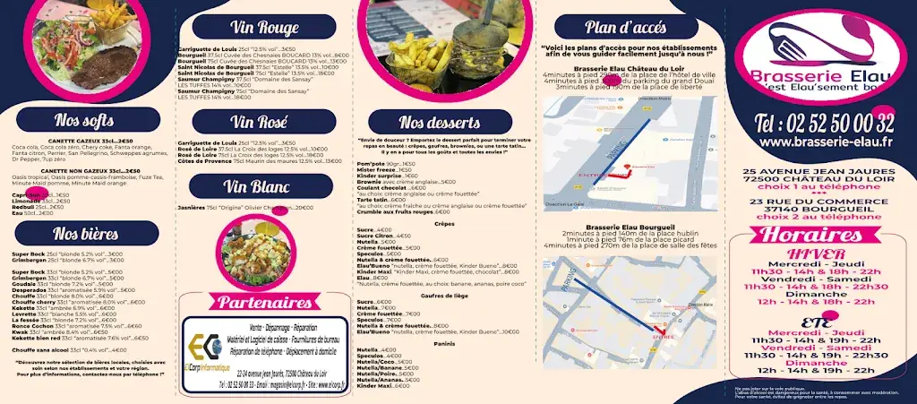 Menu_Brasserie Elau_Montval-sur-Loir_image_2
