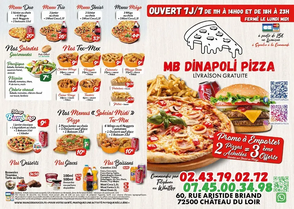 Menu_Di Napoli Pizza_Montval-sur-Loir_immagine_1