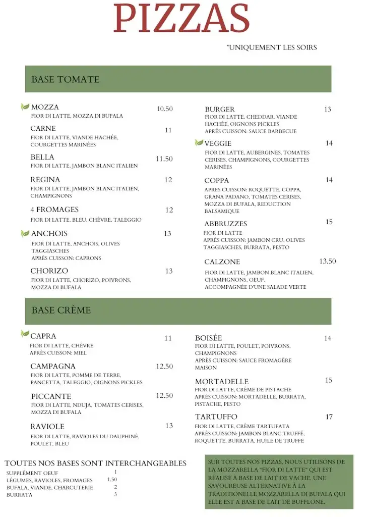 Menu_Bistrot Bella Montagny l Restaurant Italien et Pizza_Montagny_image_1
