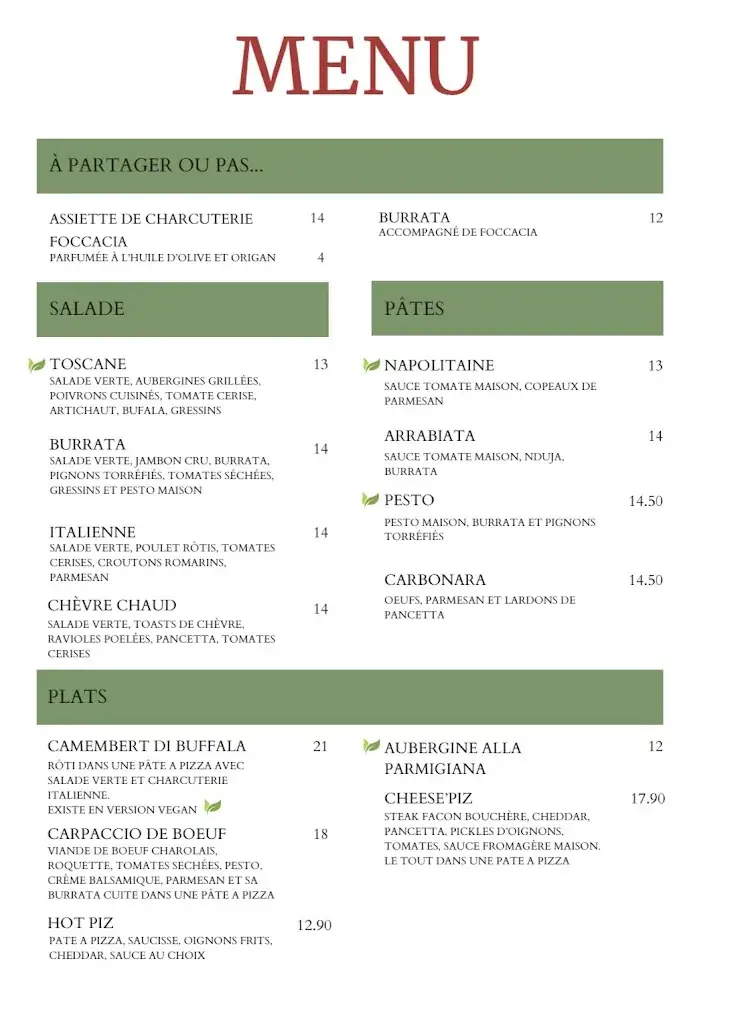Menu_Bistrot Bella Montagny l Restaurant Italien et Pizza_Montagny_image_3