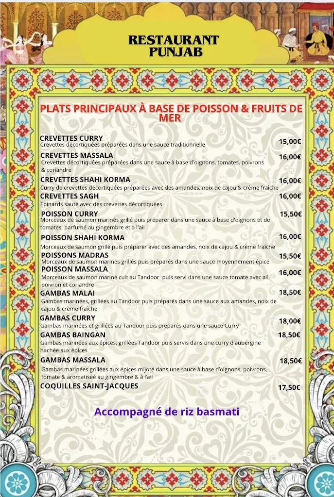 Menu_Restaurant Château Gontier Punjab_Château-Gontier-sur-Mayenne_image_3
