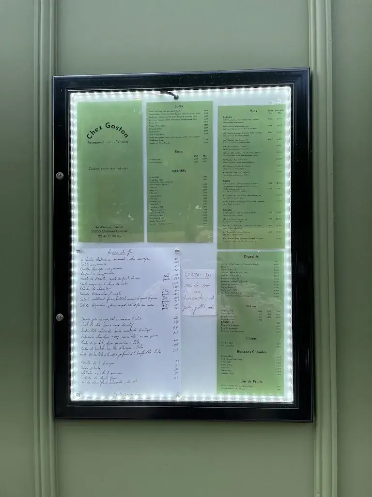 Menu_Chez Gaston_Château-Gontier-sur-Mayenne_image_1