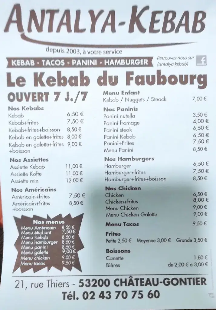 Menu_Antalya Kebab & tacos Château-Gontier _Château-Gontier-sur-Mayenne_image_1
