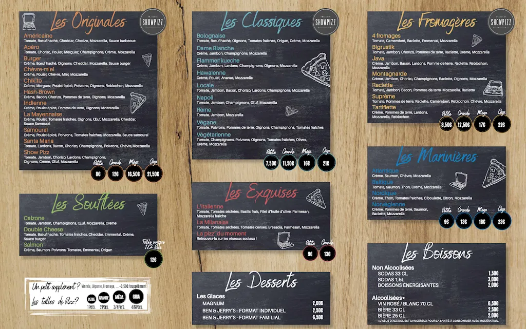 Menu_SHOW PIZZ_Château-Gontier-sur-Mayenne_image_1
