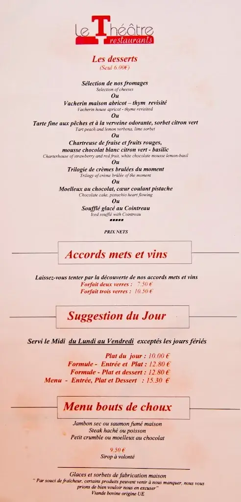 Menu_Le Théâtre_Chemillé-en-Anjou_image_2