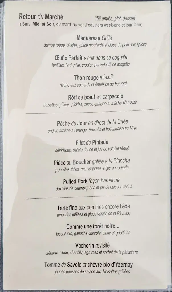 Menu_La Grange_Cholet_image_1