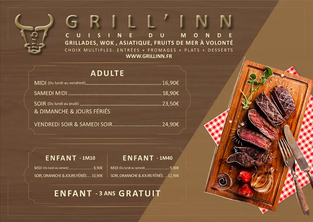Menu_Grill’inn cholet_Cholet_image_1