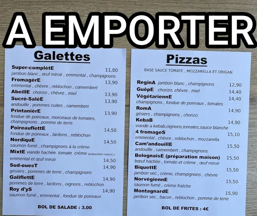 Menu_Au Roy d'Ys_Cholet_image_1