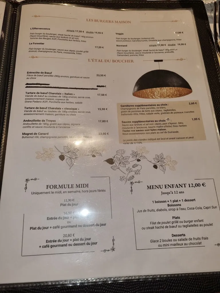 Menu_Restaurant L'Effervescence_Cholet_image_1