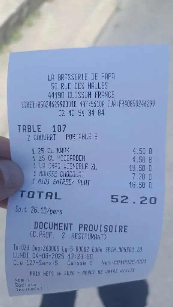 Philippe Morice_La Brasserie de Papa_Clisson_recensione