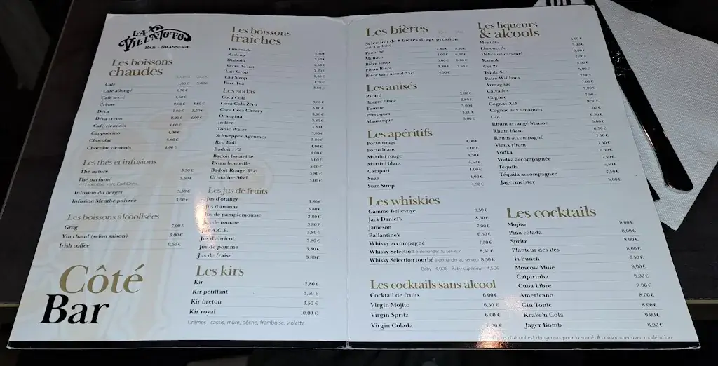 Menu_La Villa Toto_Clisson_immagine_1