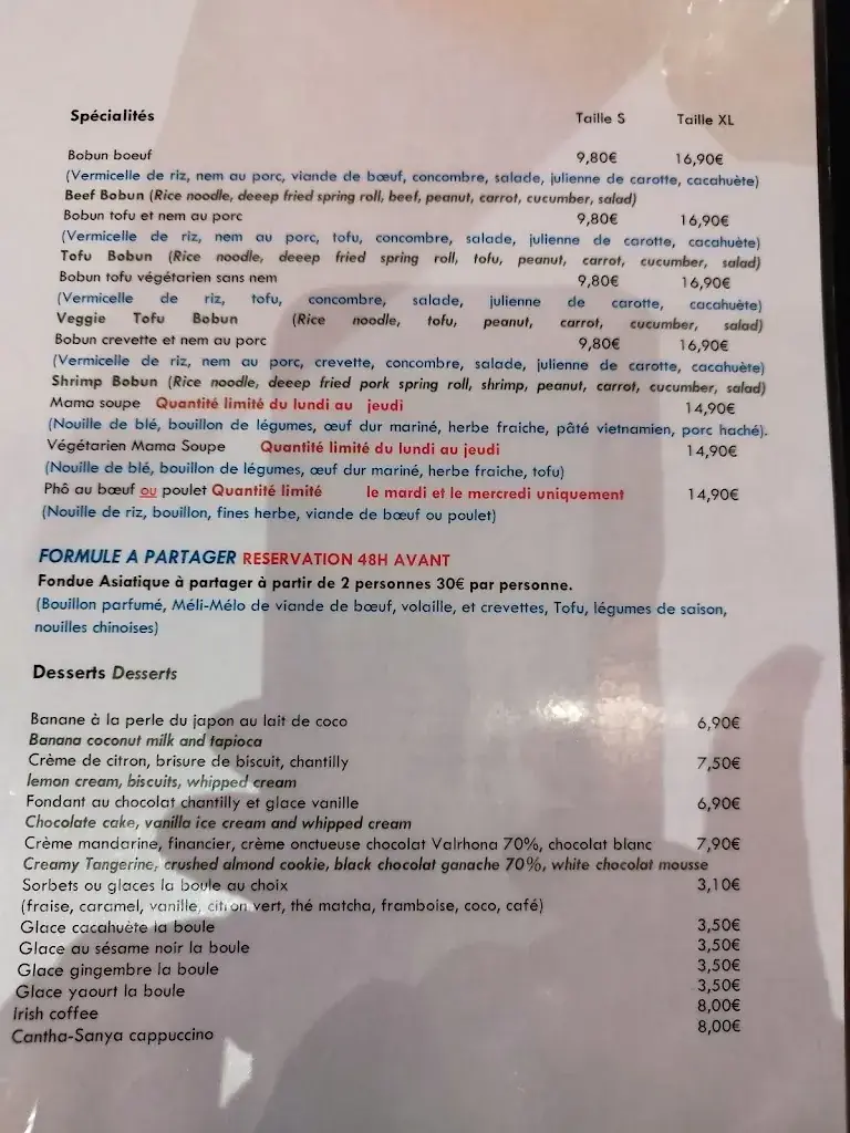 Menu_Restaurant Sanya Cuisine au Wok_Clisson_image_2