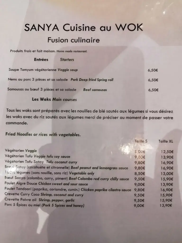 Menu_Restaurant Sanya Cuisine au Wok_Clisson_image_3