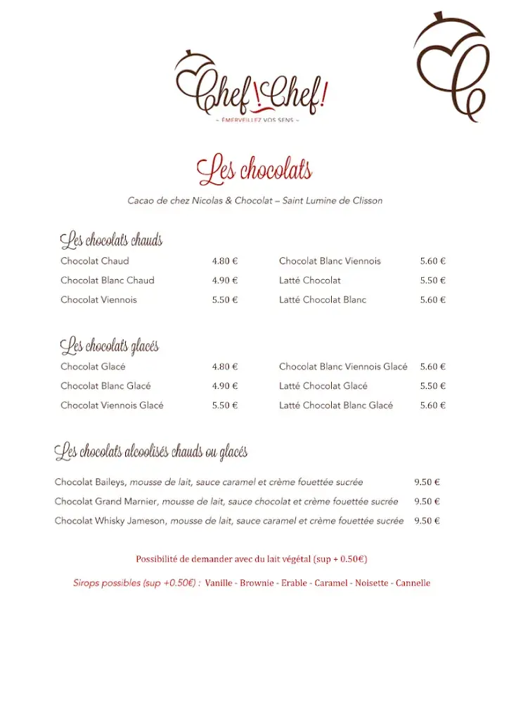Menu_Chef ! Chef !_Clisson_image_2