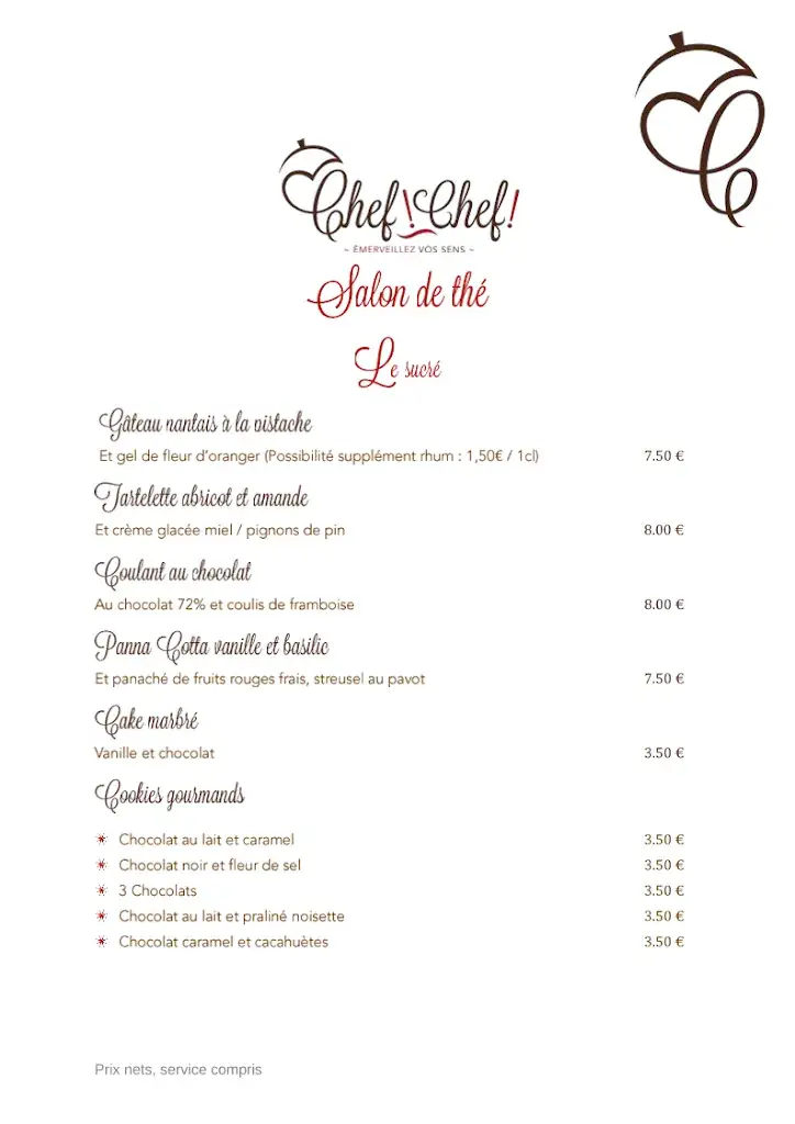 Menu_Chef ! Chef !_Clisson_image_3