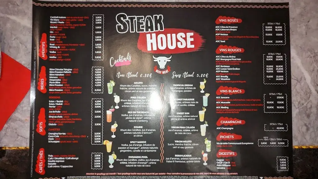 Menu_Steakhouse Andrézieux-Bouthéon_Andrézieux-Bouthéon_image_2