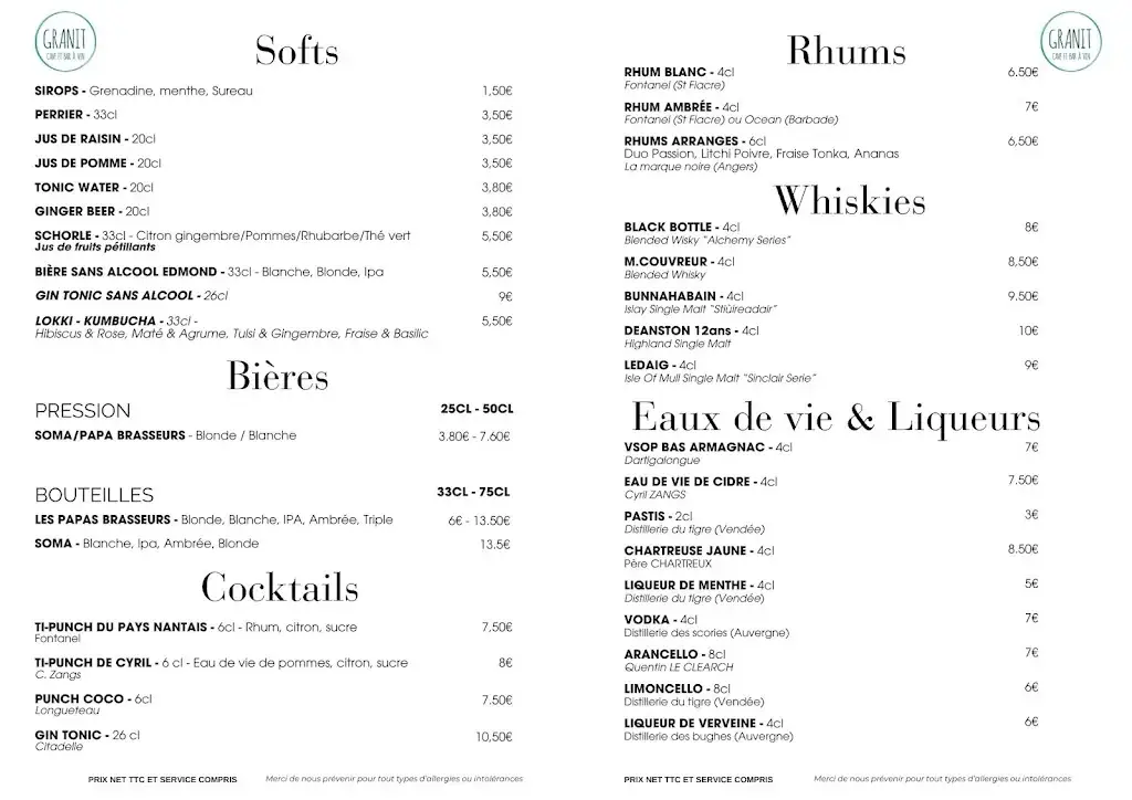 Menu_CAVE ET BAR A VINS NATURELS - GRANIT_Clisson_image_3