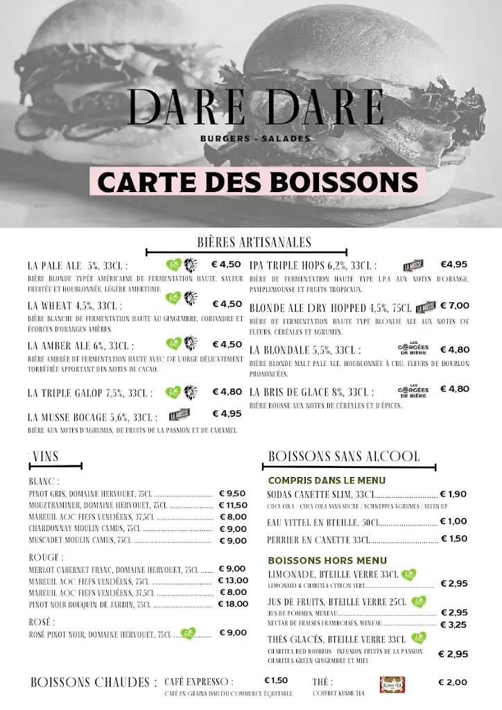 Menu_Dare Dare_Gétigné_image_2
