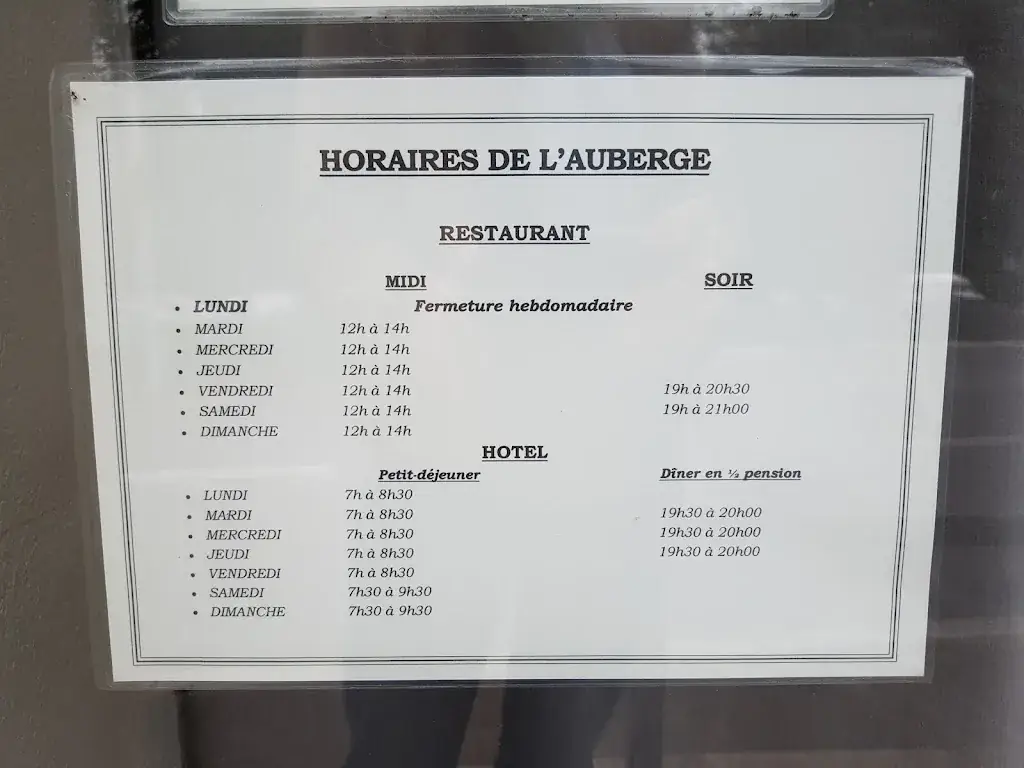 Menu_Auberge du Tire Bouchon_Couffé_image_4