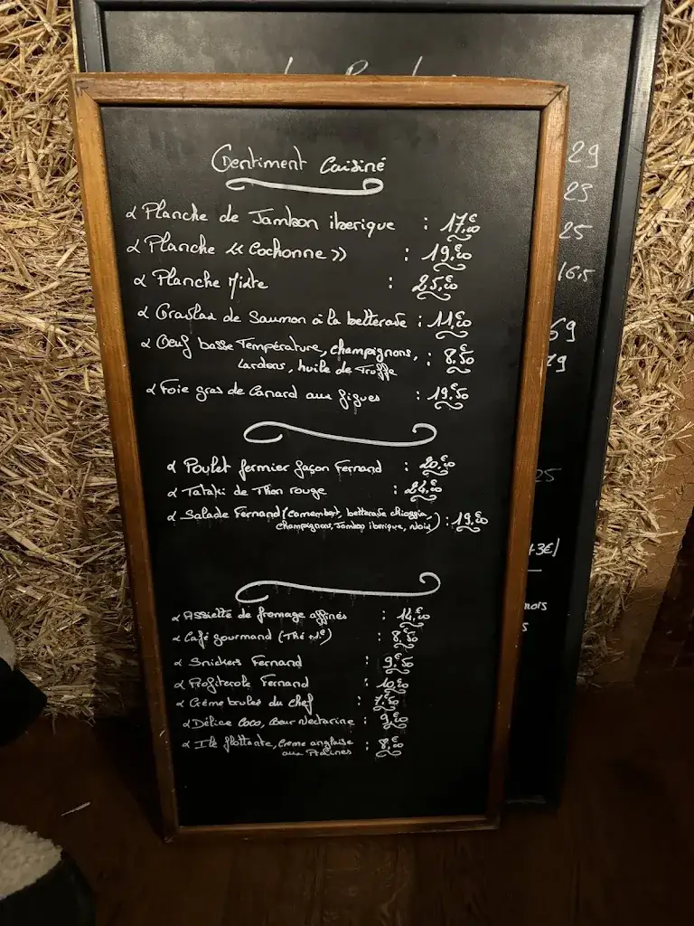 Menu_Chez Fernand - Restaurant Saint-Herblain_Saint-Herblain_immagine_1
