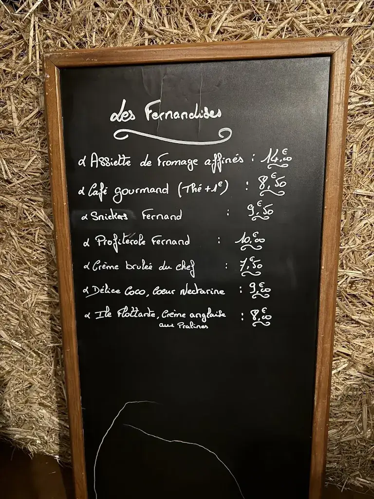Menu_Chez Fernand - Restaurant Saint-Herblain_Saint-Herblain_immagine_2